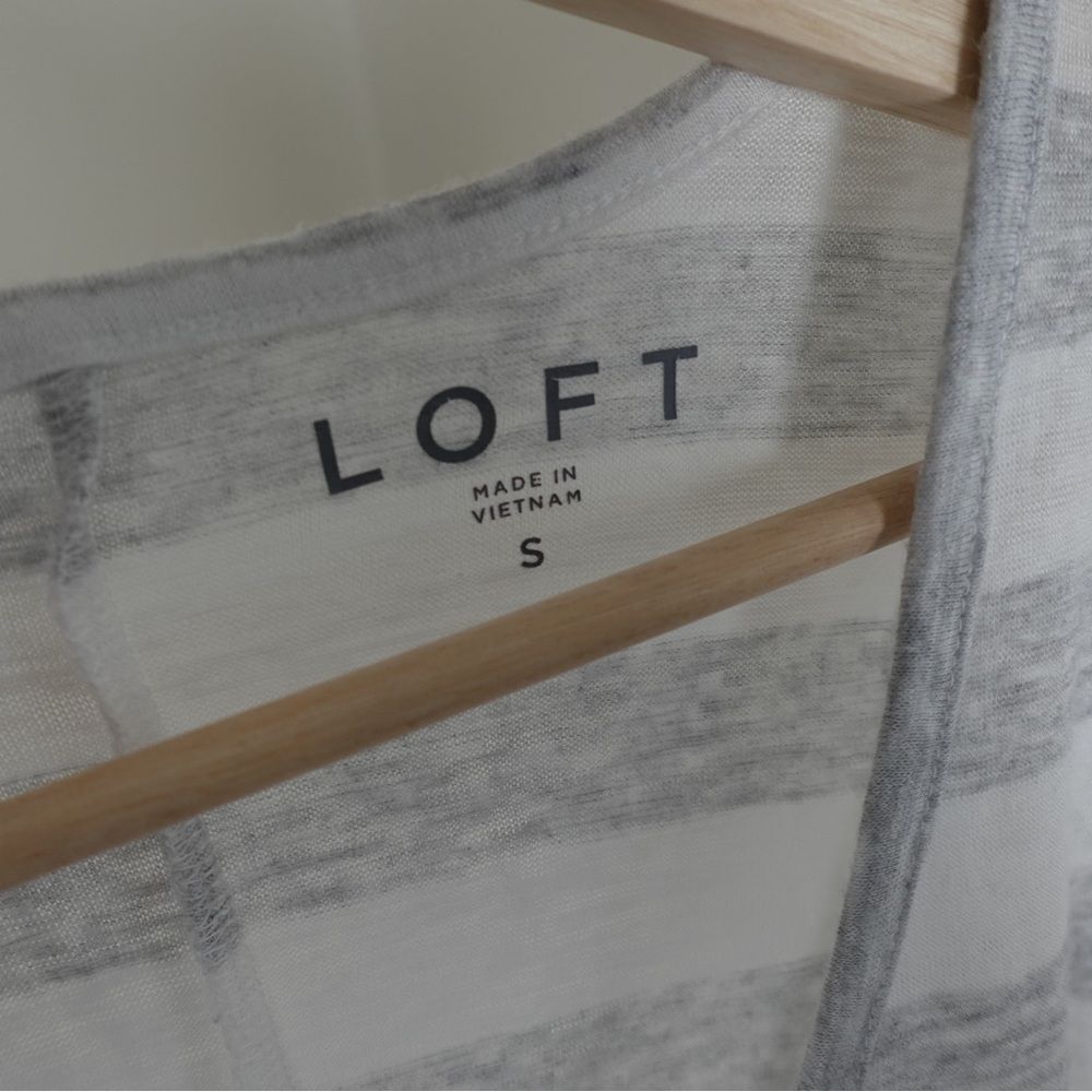 EUC Loft stripe tee - Picture 3 of 4